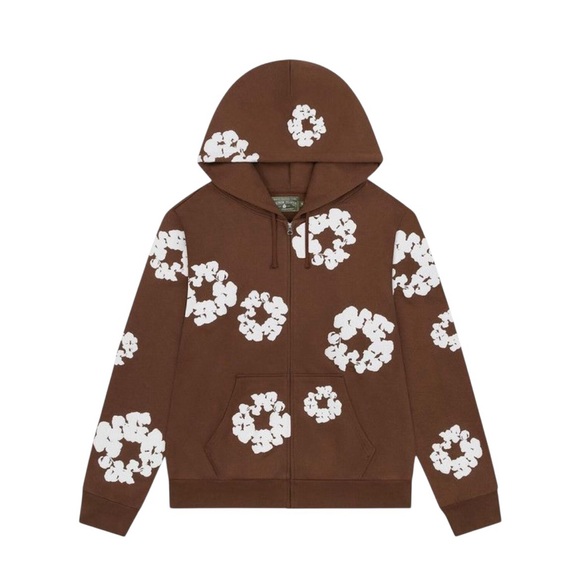 (BROWN) The Cotton Wreath Hoodie